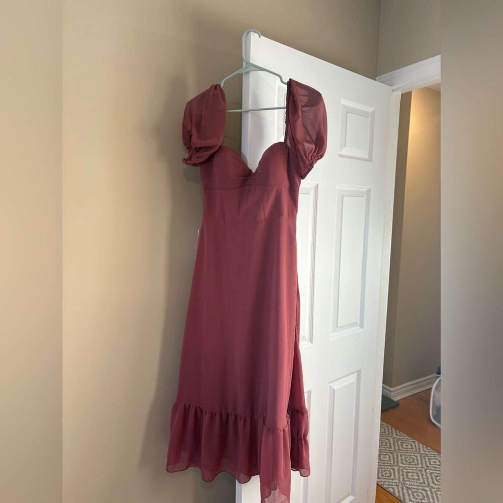 Azazie “babydoll” size A8 dress